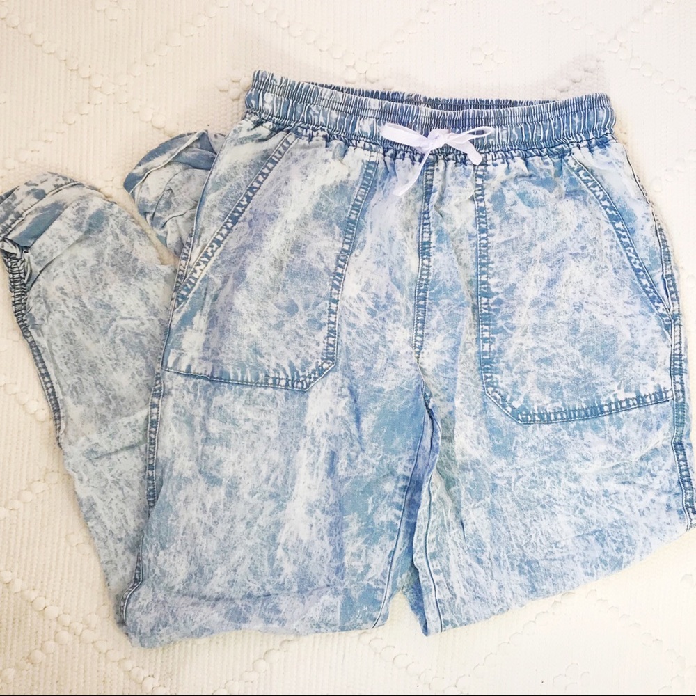 Light Wash Tye Dye Joggers